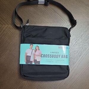 32 Degrees Black Unisex Crossbody Bag New With Tags